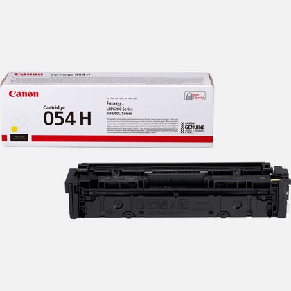Image of Canon 054 H High Yield Toner Cartridge, Yellow