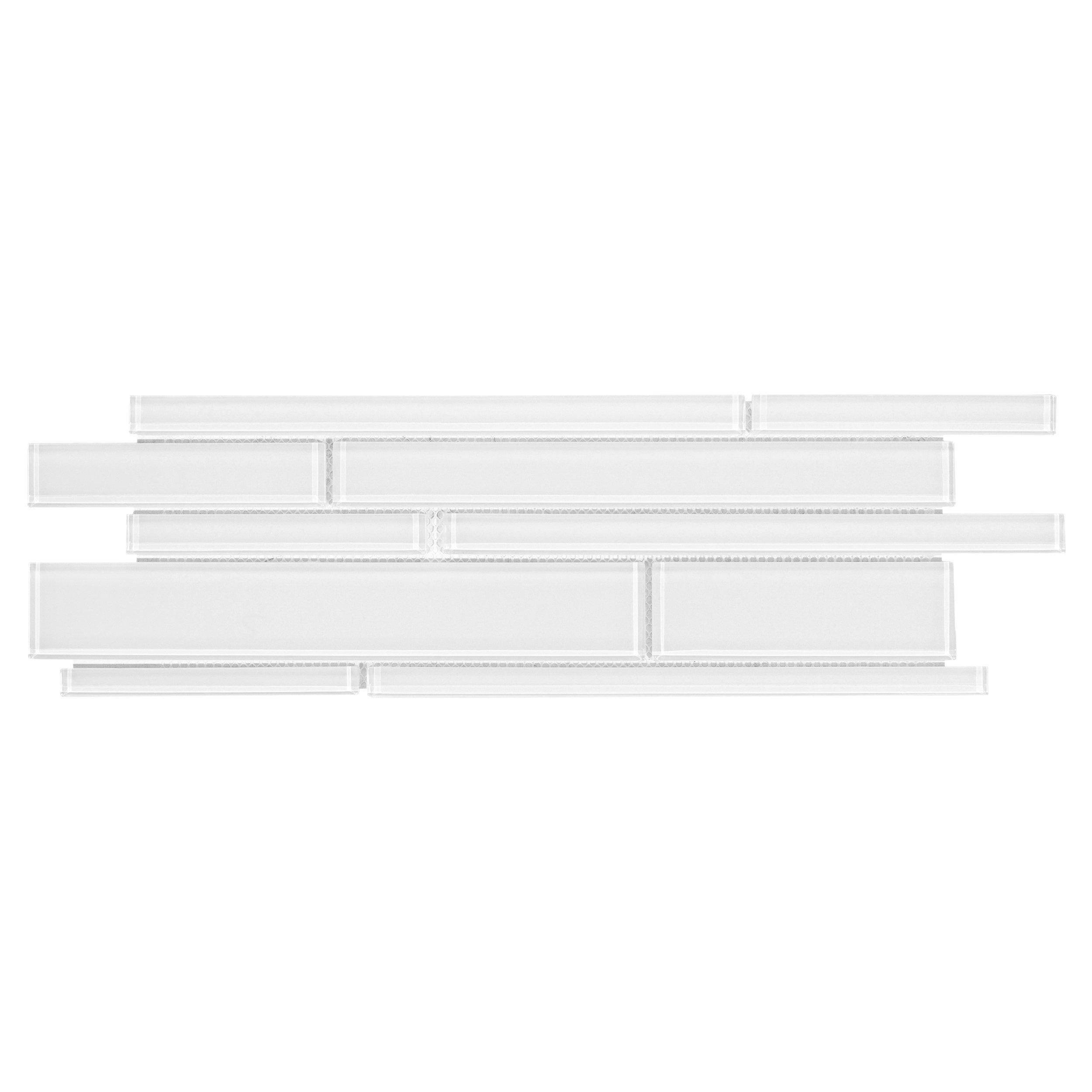 Cloud Linear Crystal Glass Mosaic 12 X 12 100032978 Floor