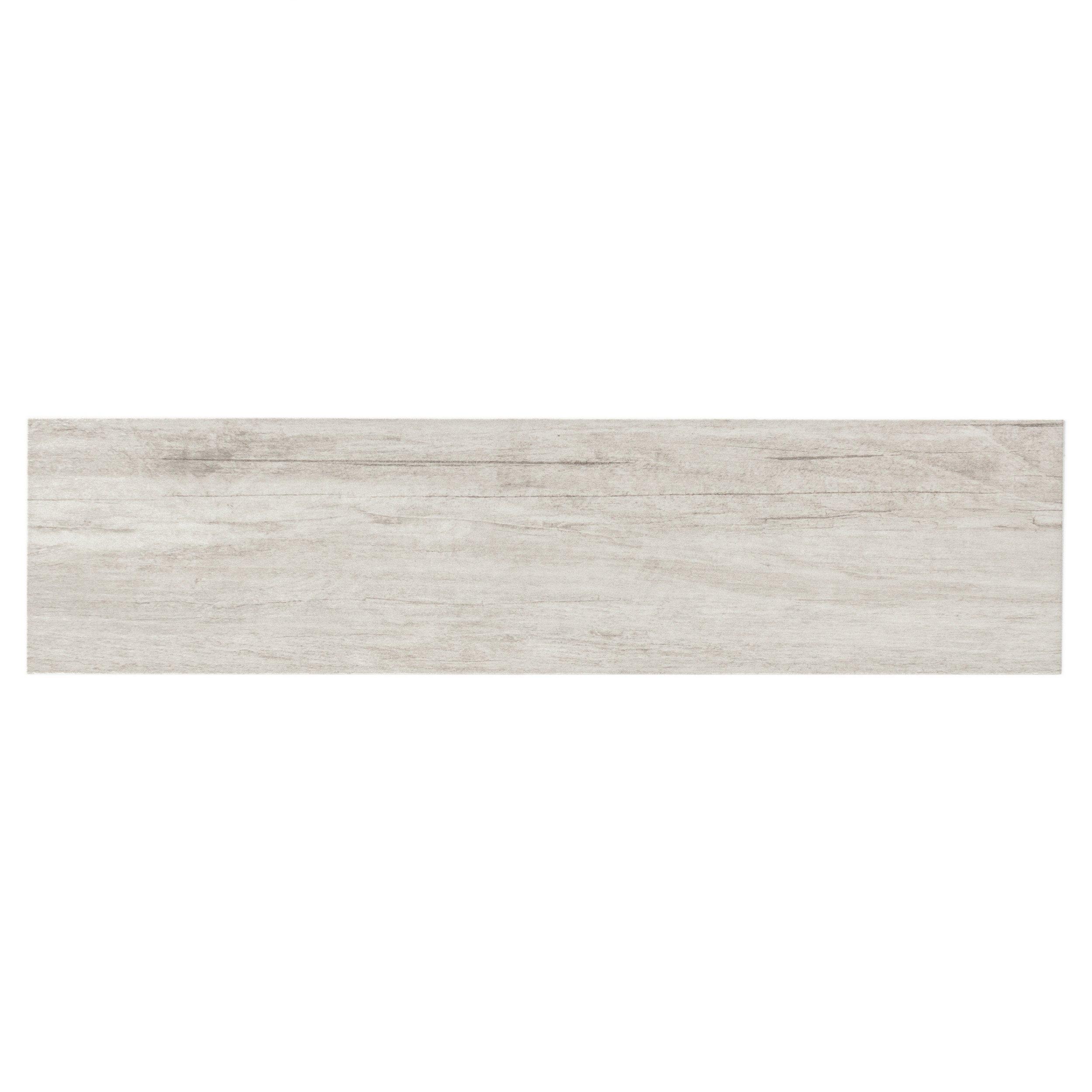Savannah White Wood Plank Porcelain Tile 8 X 48 100248236