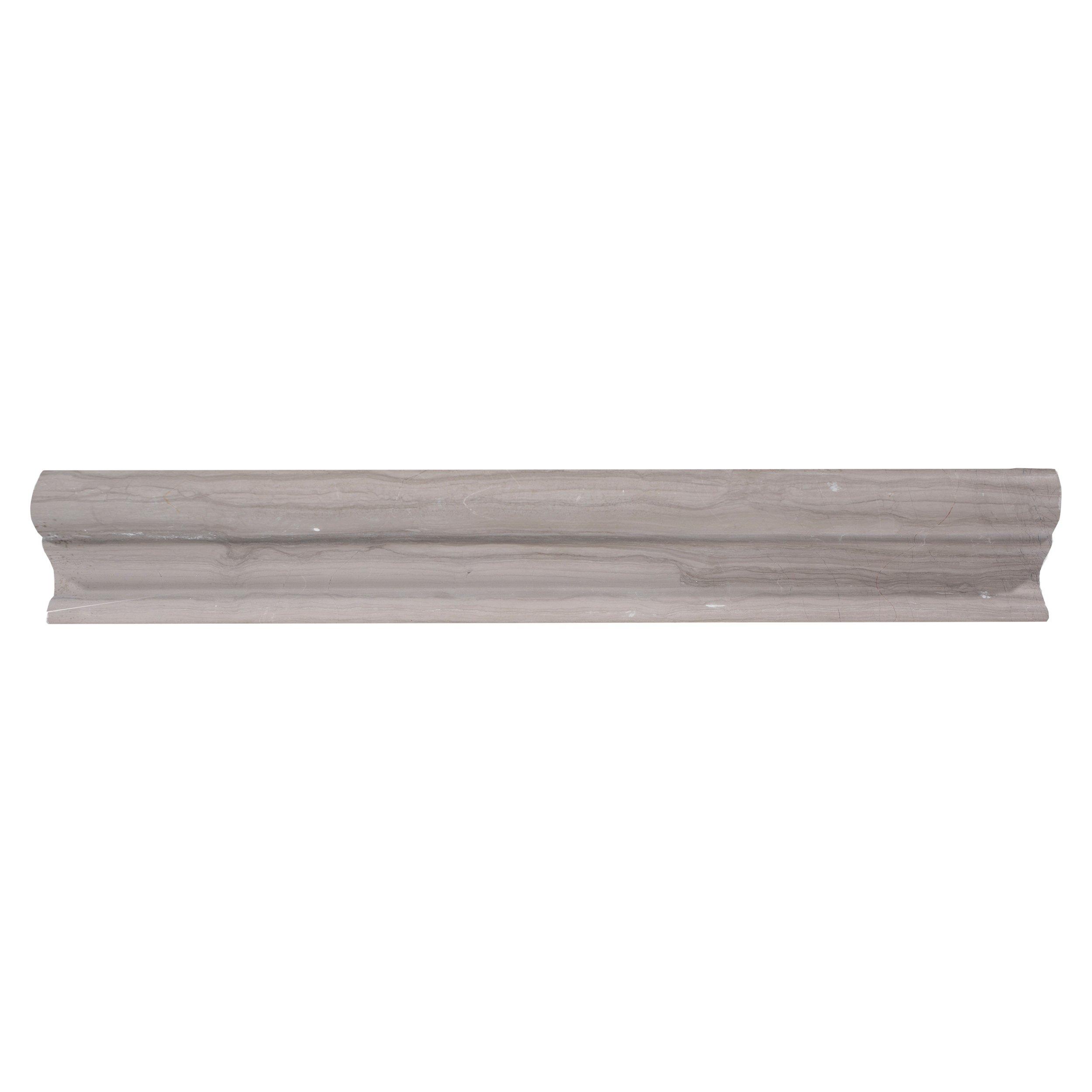 Valentino Gray Marble Chair Rail - 2 x 12 - 100156389 ...