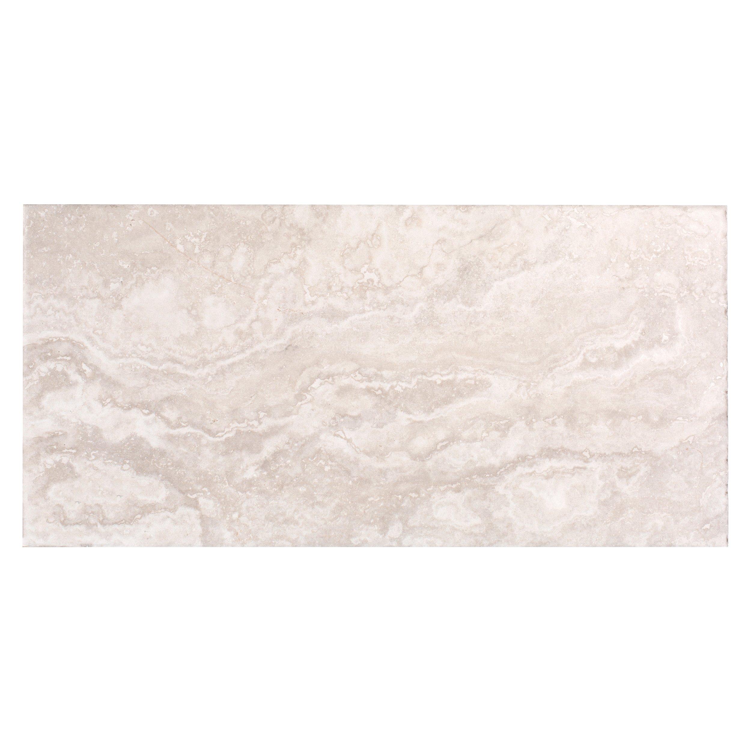 Elegance Cream Polished Porcelain Tile 12 X 24 100484682 Floor And Decor