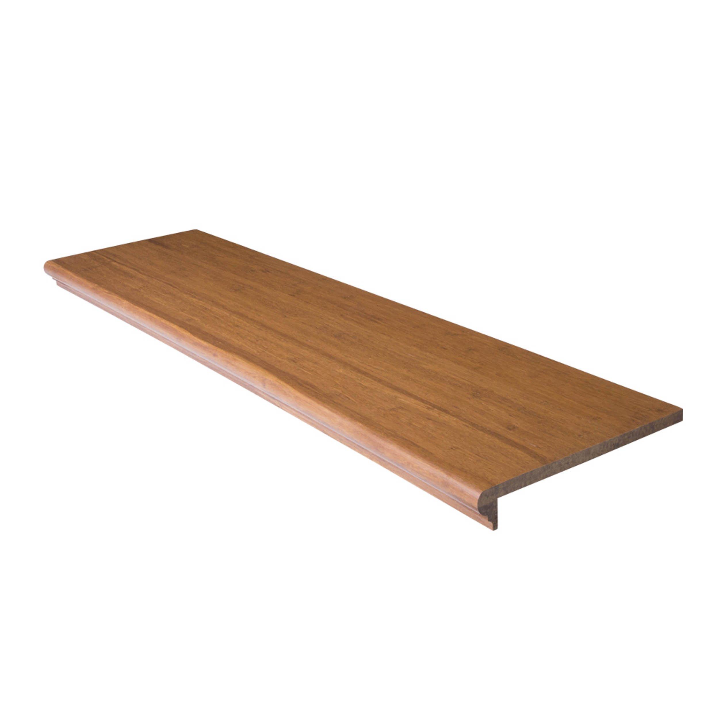 Mocha Bamboo Boxed Retro Tread 42in 100462985 Floor And Decor