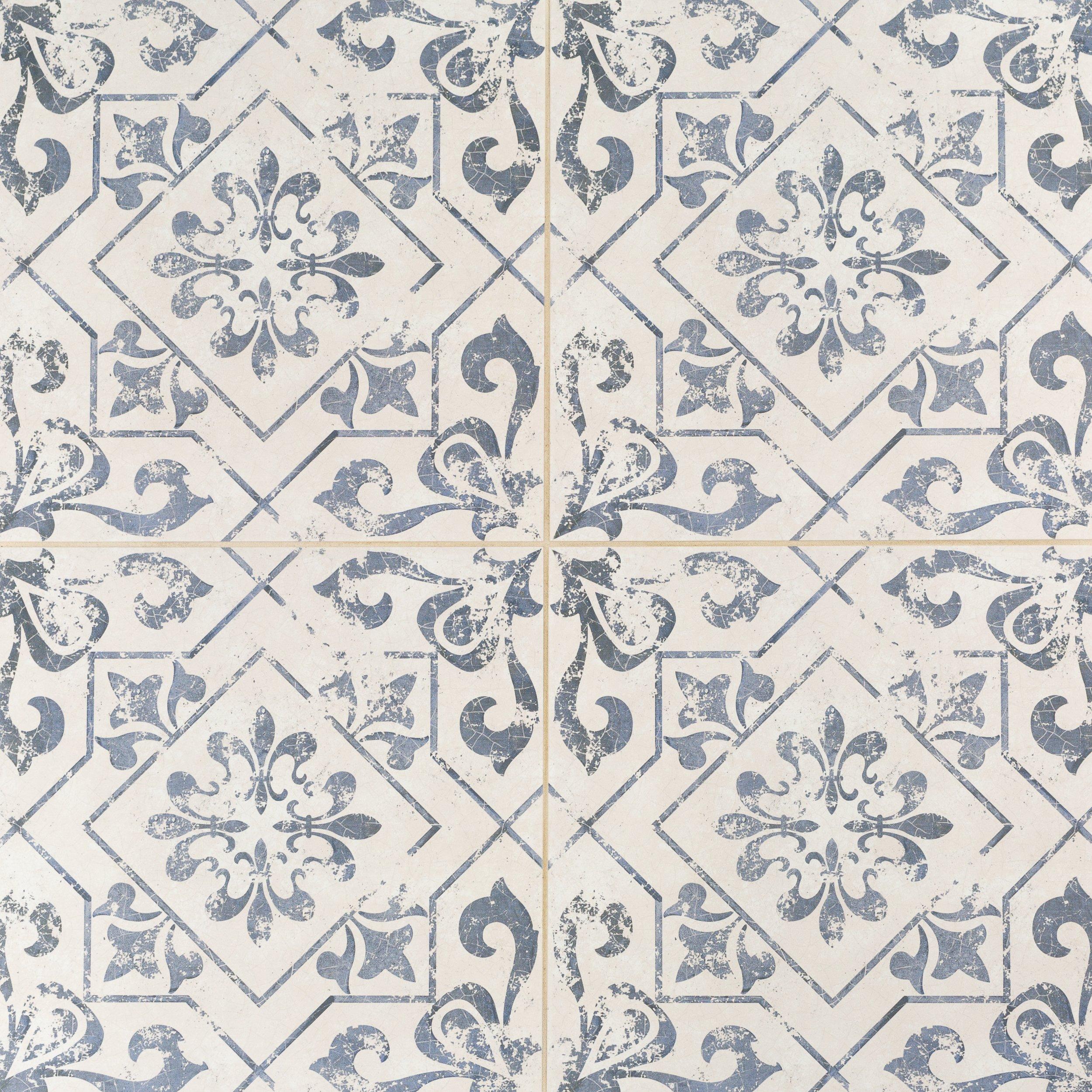 Royal Pattern Matte Ceramic Mosaic 12 X 12 100507763 Floor