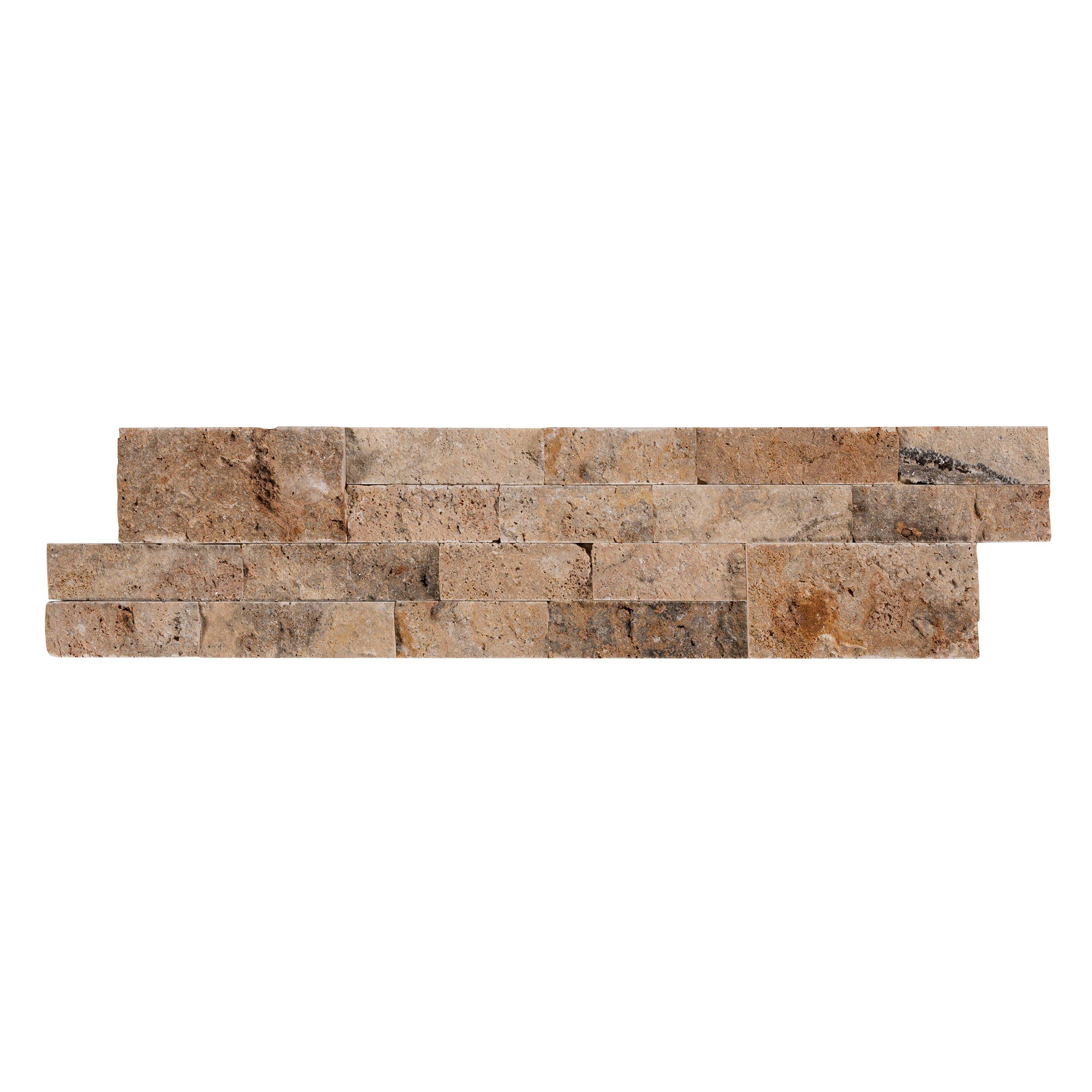 ledger stone ledgers travertine stacked panel tuscany scabas floor decor quartzite gray sku
