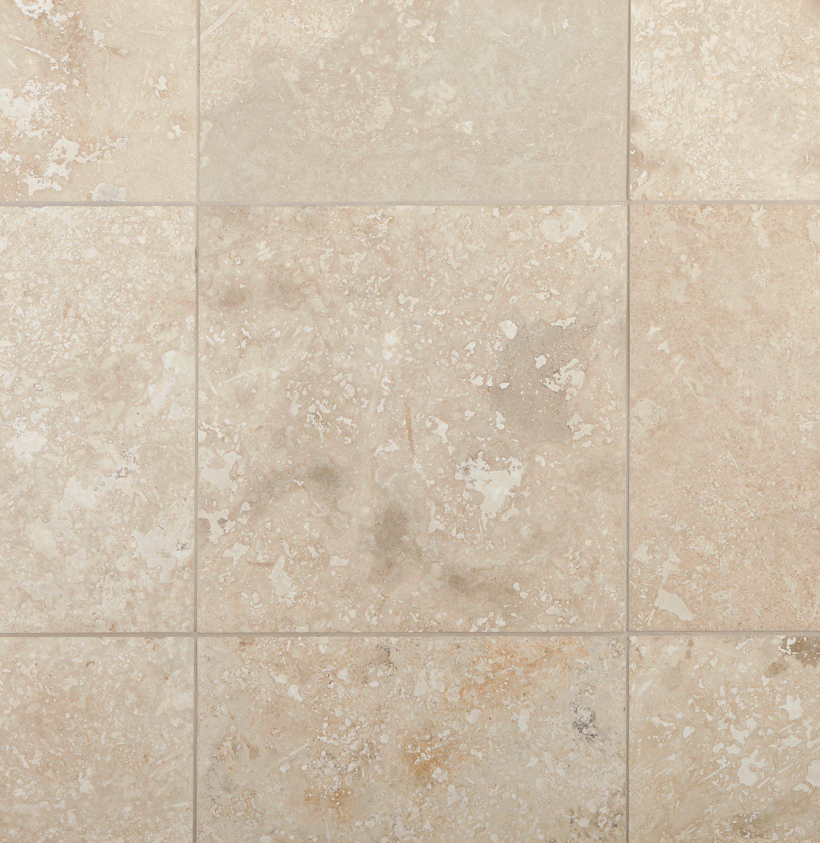 Honed travertine