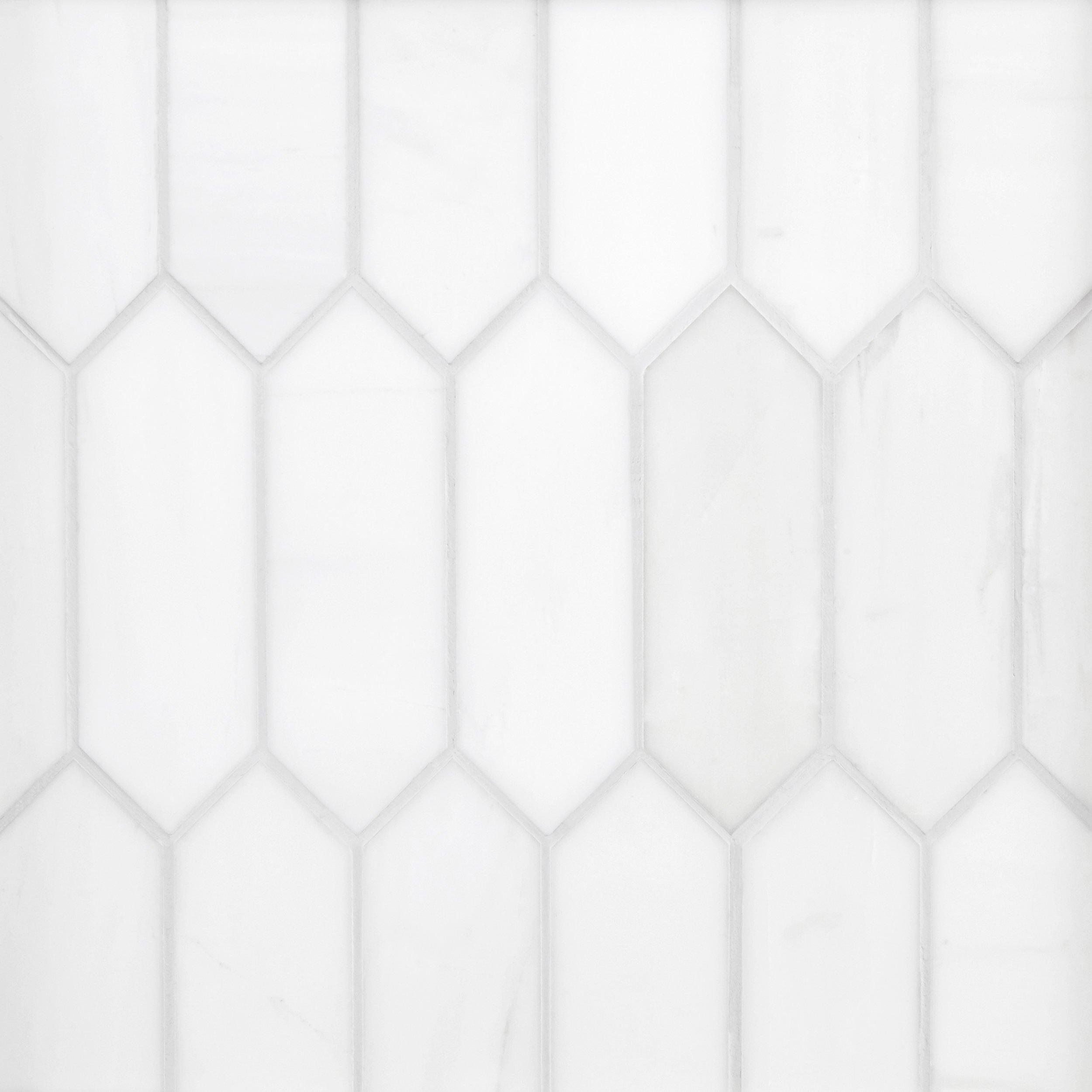 Dolomite Premium Picket Polished Marble Mosaic