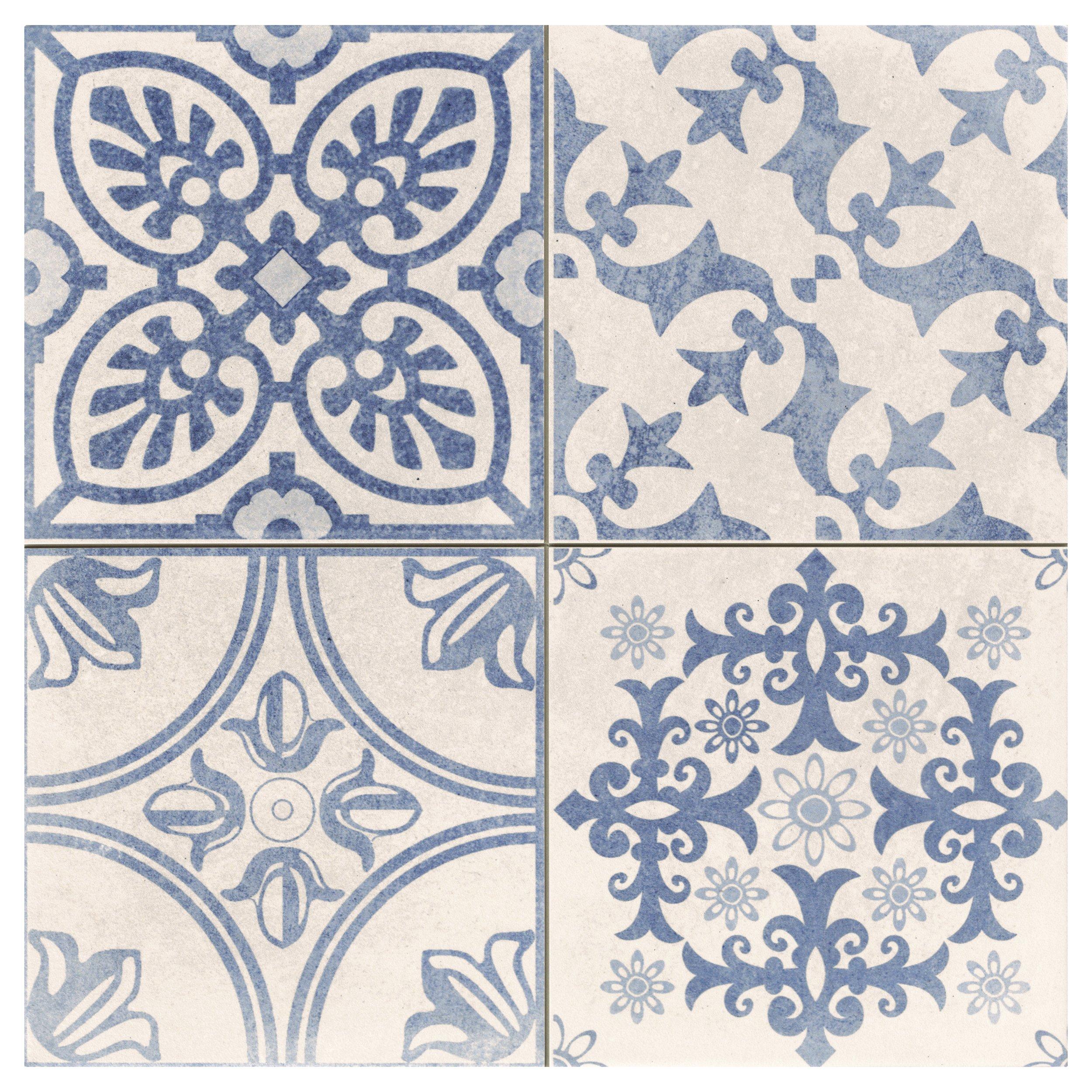Stratford Decorative Porcelain Tile 8 X 8 100506054 Floor
