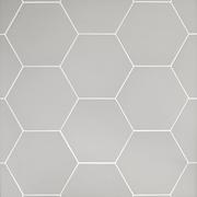 Opal Gray Hexagon Porcelain Tile - 11 x 13 - 100505387 | Floor and Decor
