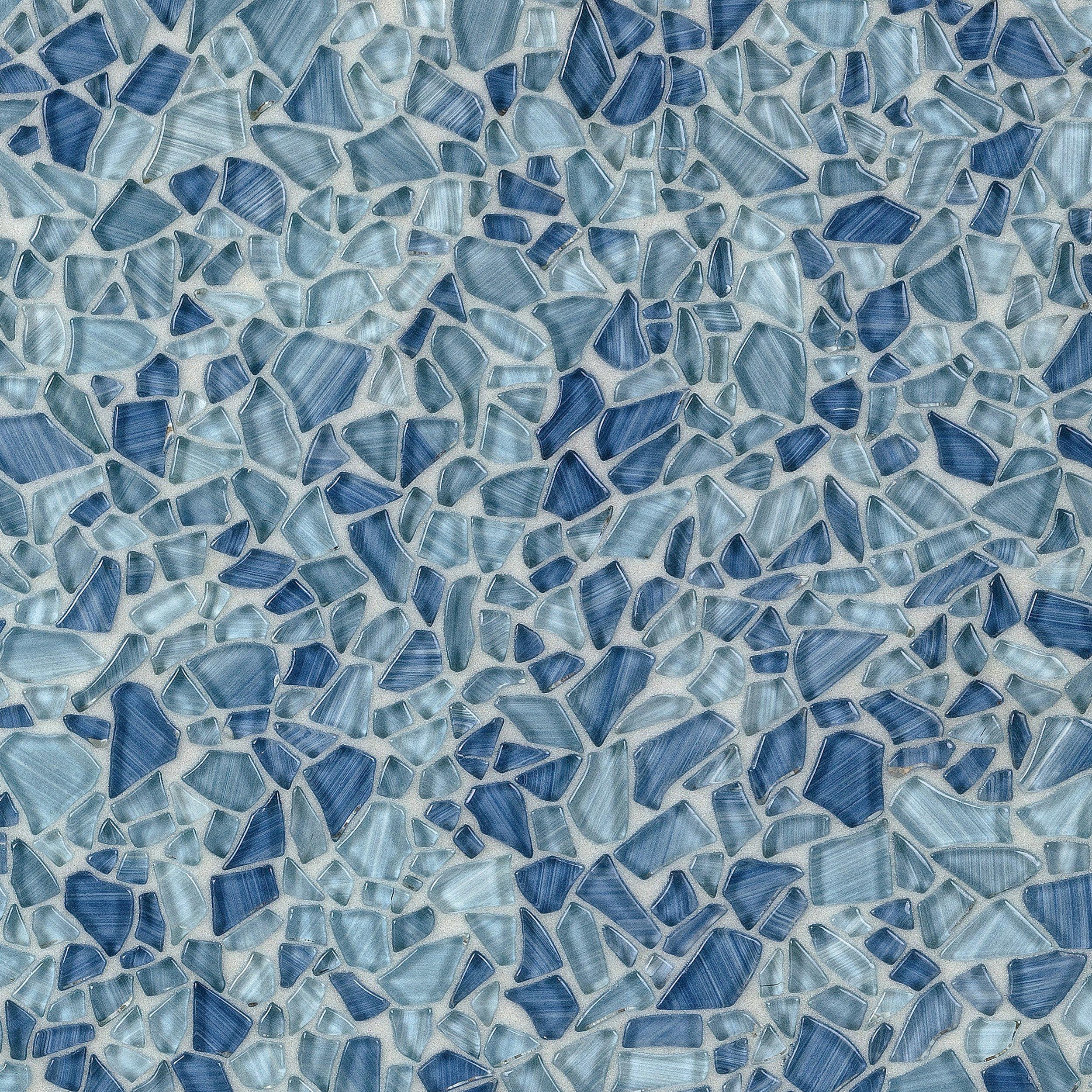 Paradise Bay Pebble Glass Mosaic