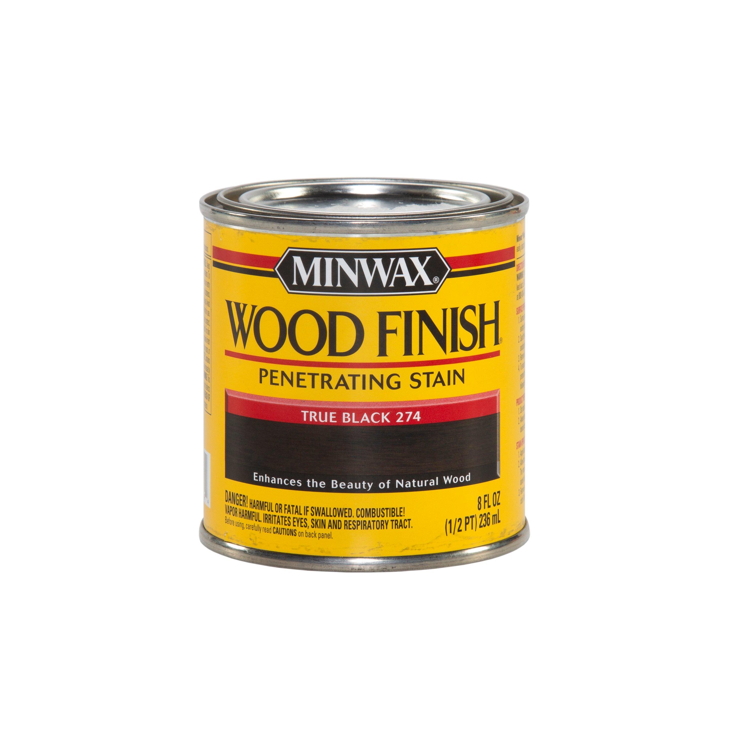 minwax stain wood finish ebony true 2718