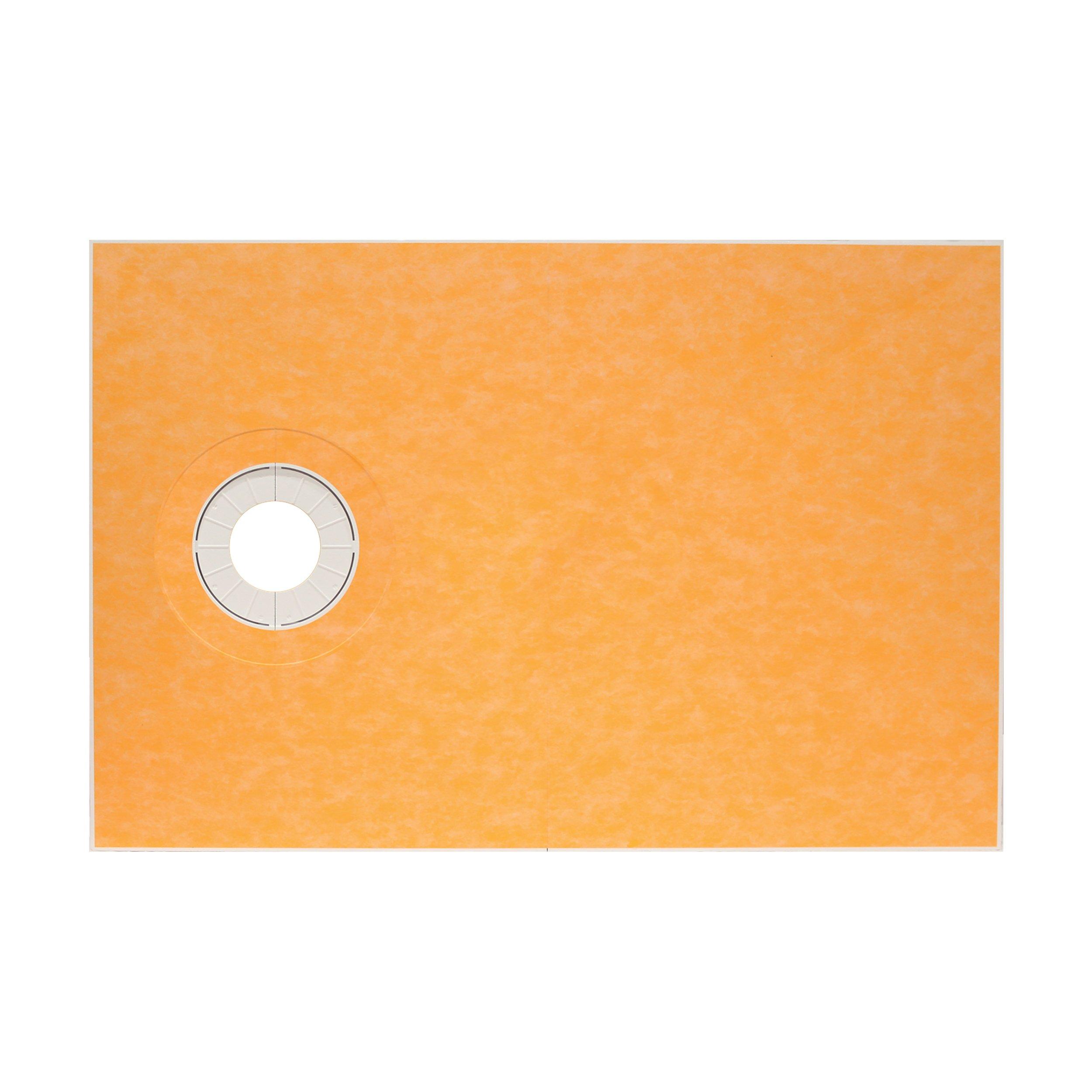 Schluter Kerdi-Shower Off Center Tray 38in. x 60in. - 38 in. x 60 in ...