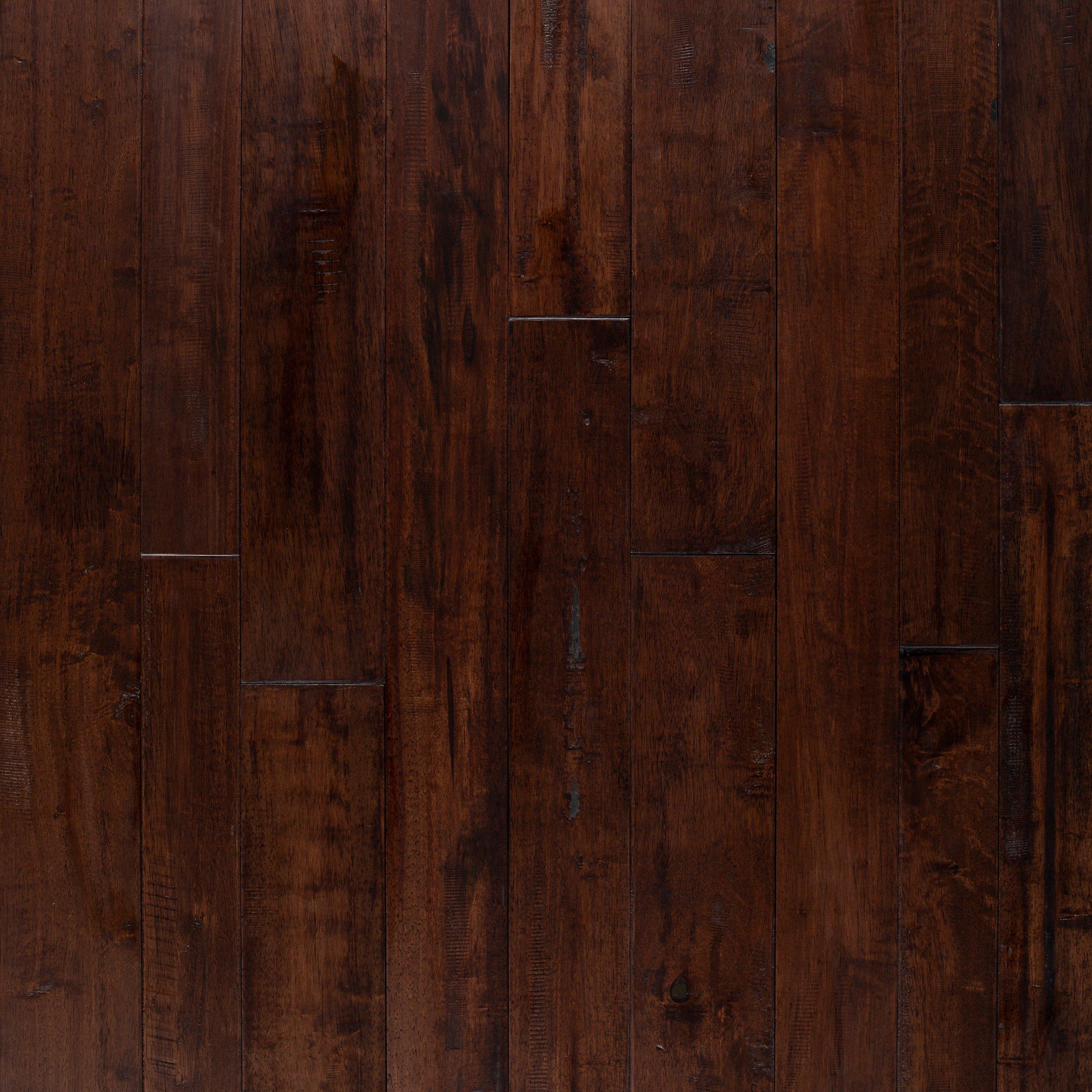 Cocoa Birch Hand Scraped Solid Hardwood 3 4in X 4 3 4in 100083930 Floor And Decor
