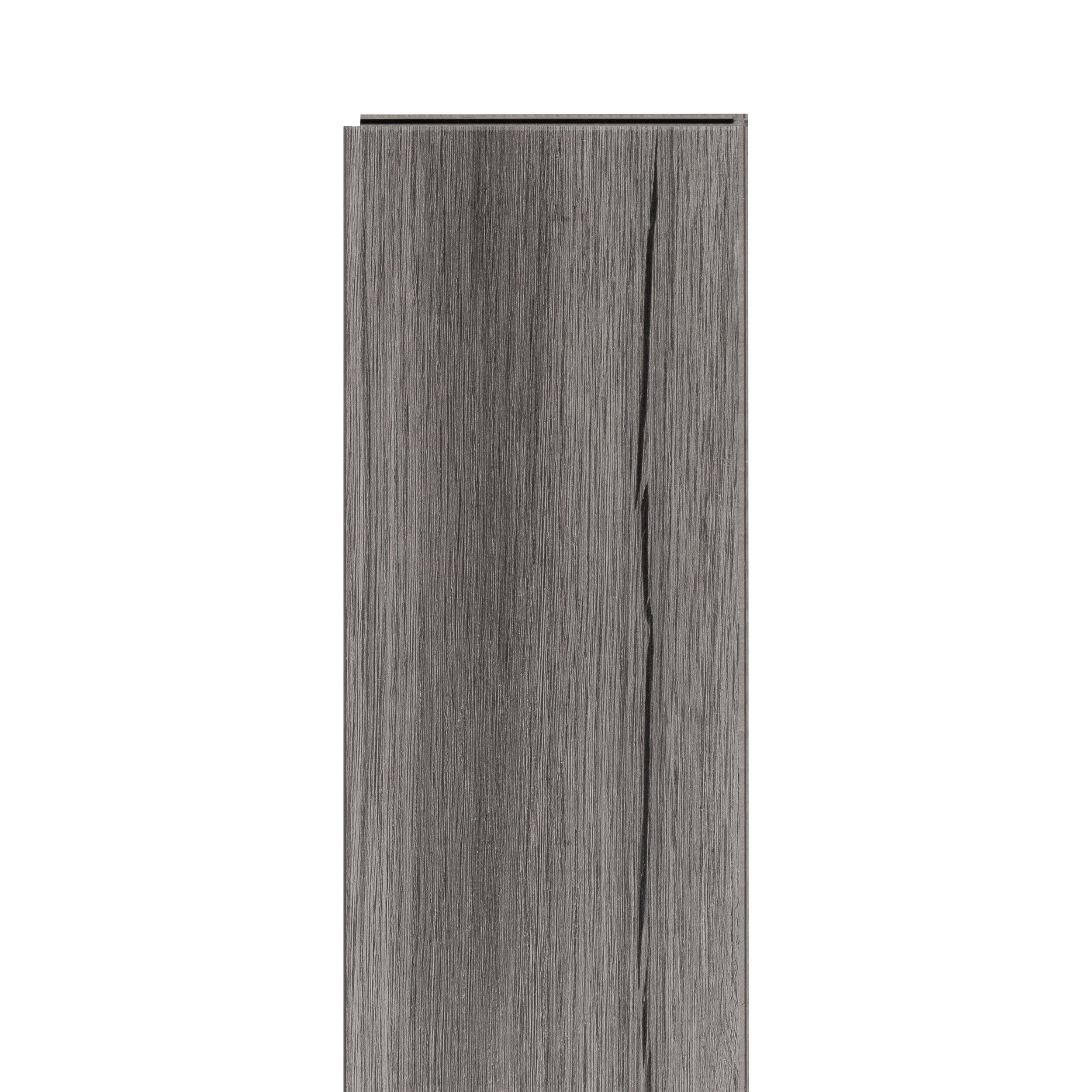 Highland Gray Rigid Core Luxury Vinyl Plank Foam Back 5mm 100620269 Floor And Decor