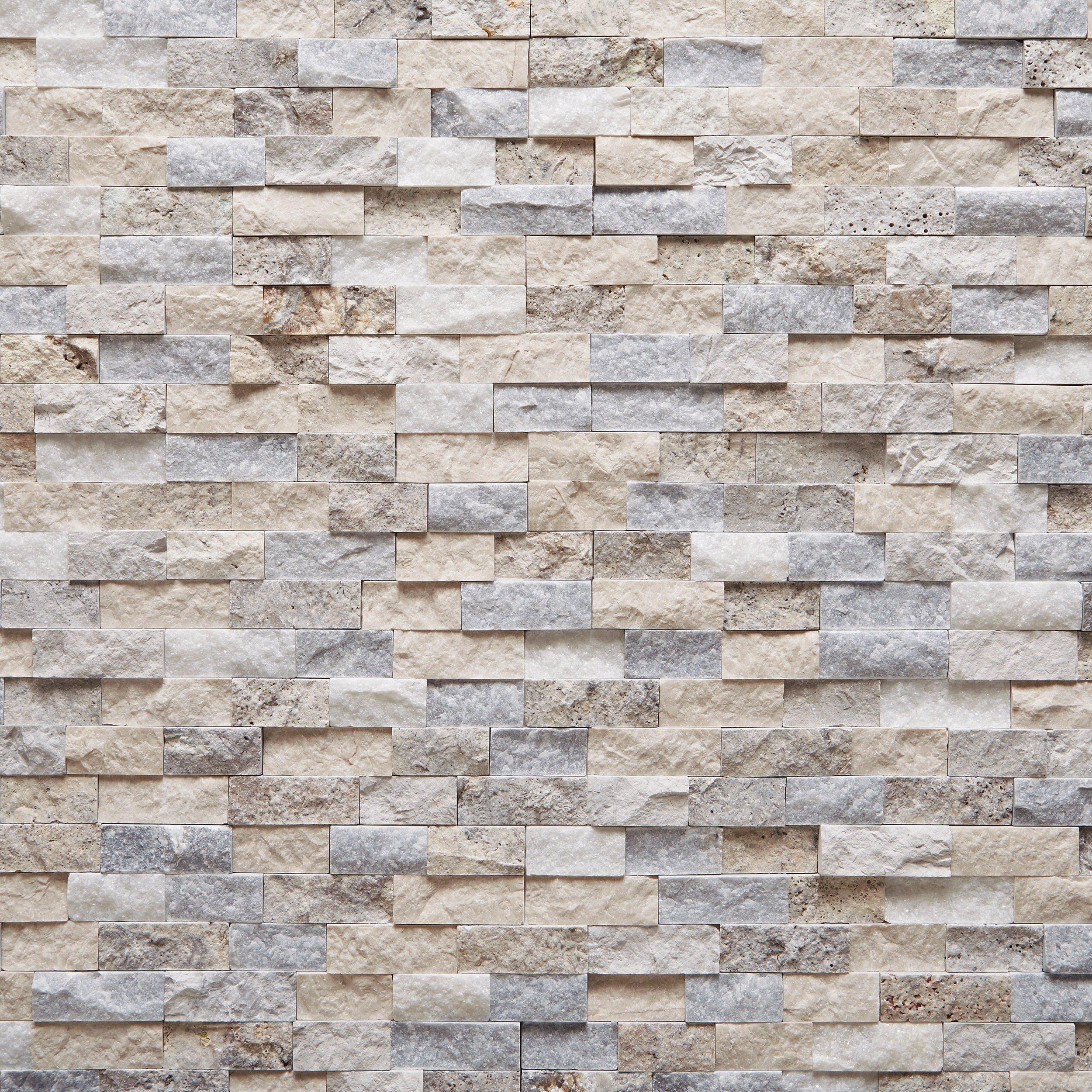 Stacked Stone Ledger Panel Floor Decor