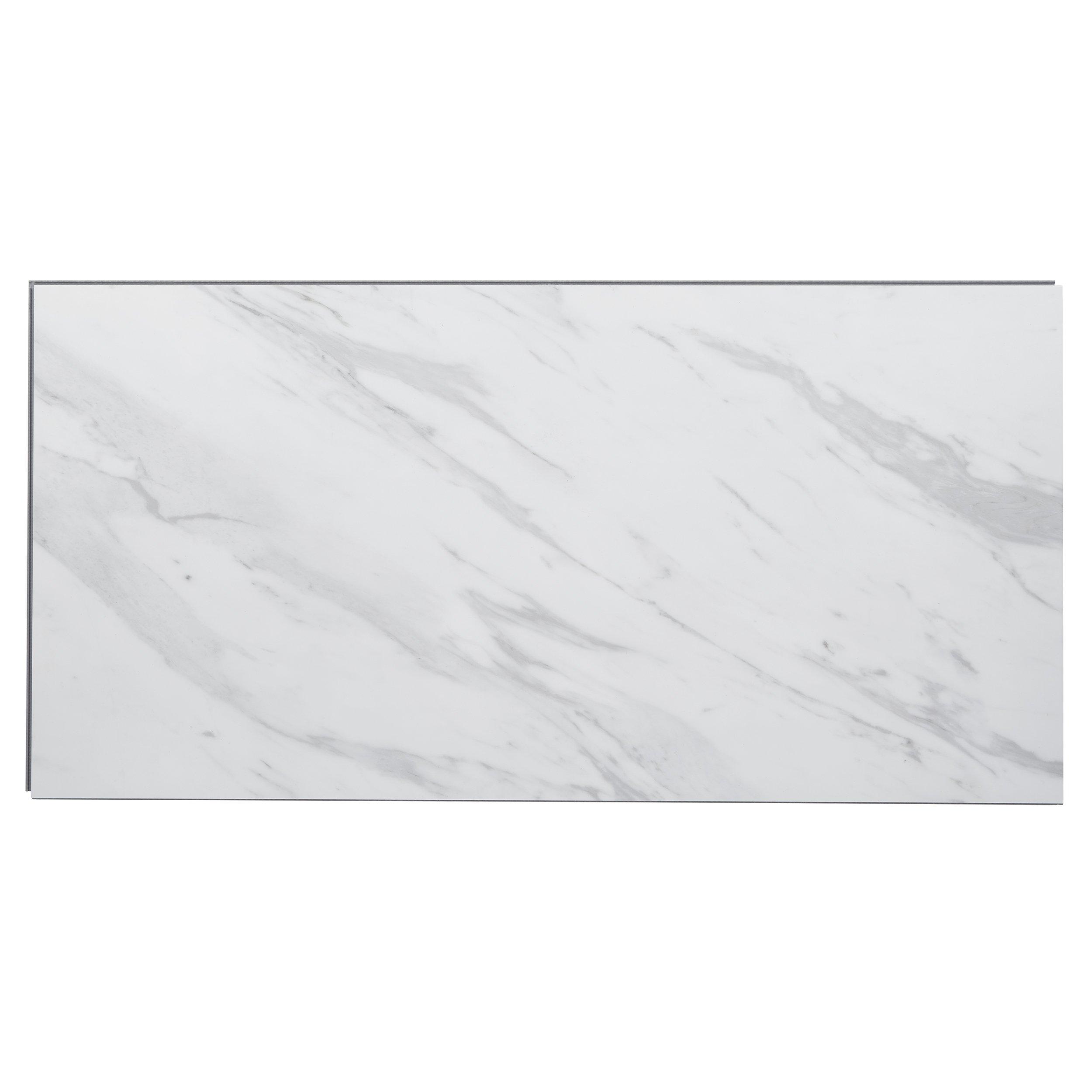 Bonneville Marble Rigid Core Luxury Vinyl Tile Cork Back 12 X 24 100519230 Floor And Decor