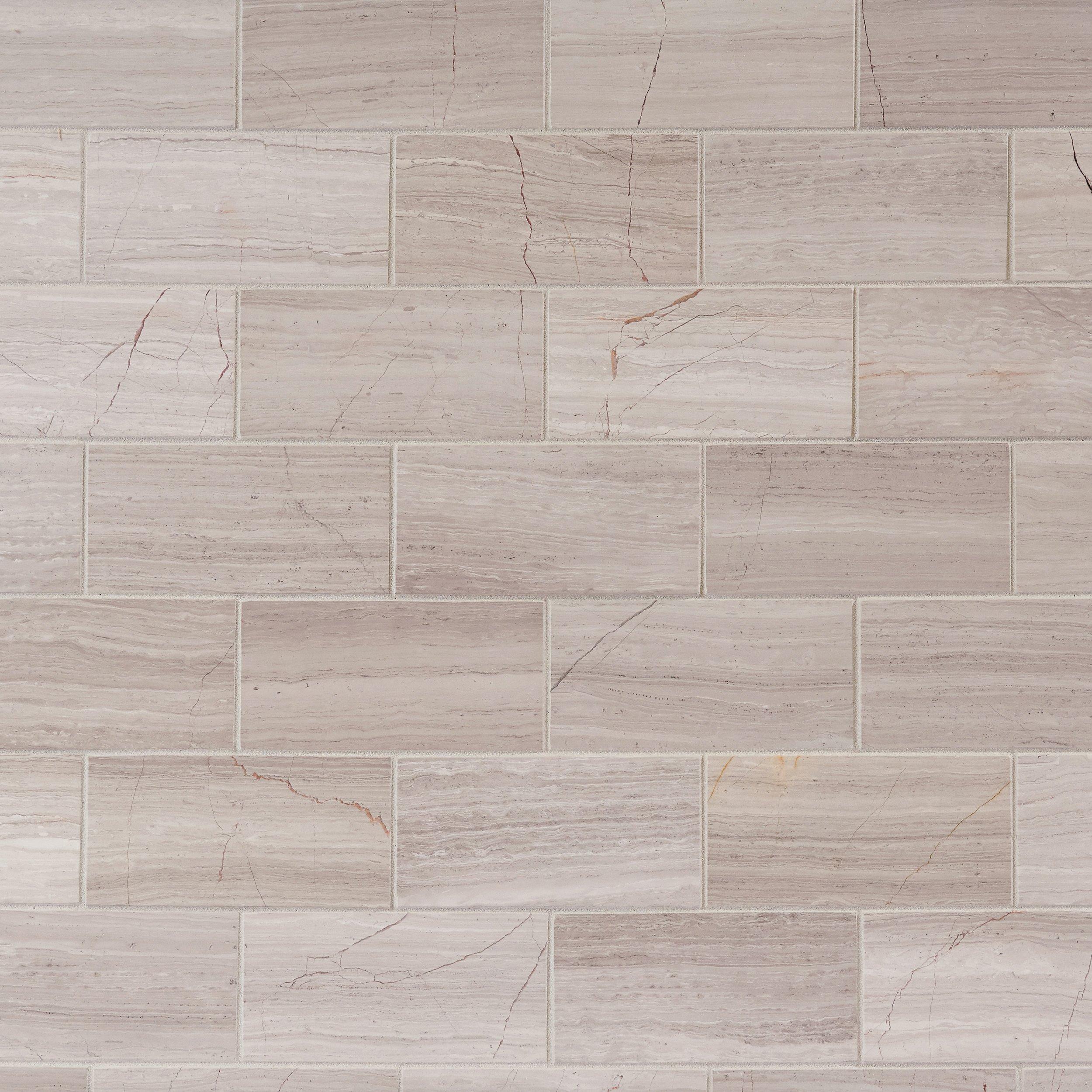 Clearance! Valentino White Honed Marble Tile