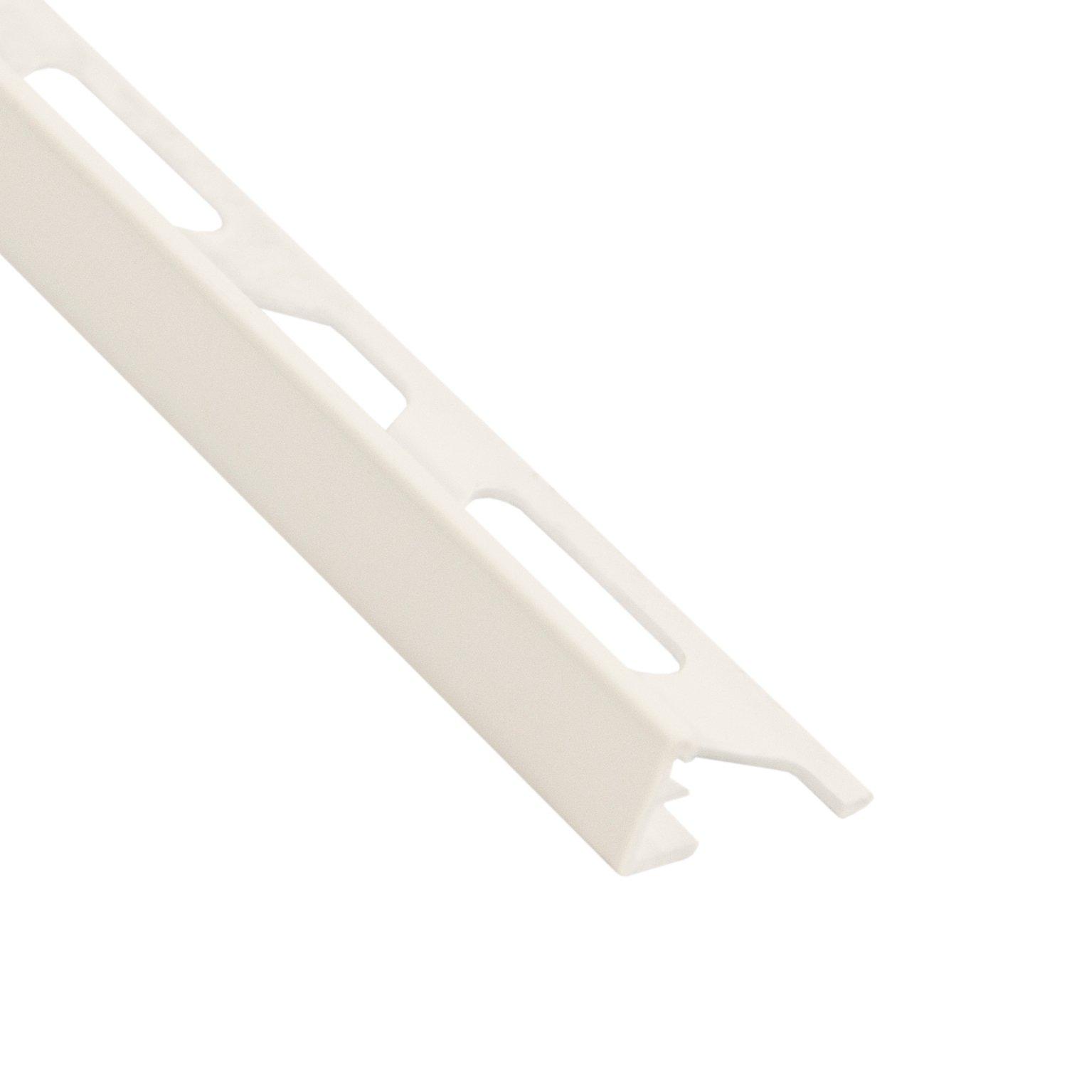 Schluter Jolly Edge Trim 3 8in Aluminum White 3 8in 951501138 Floor And Decor